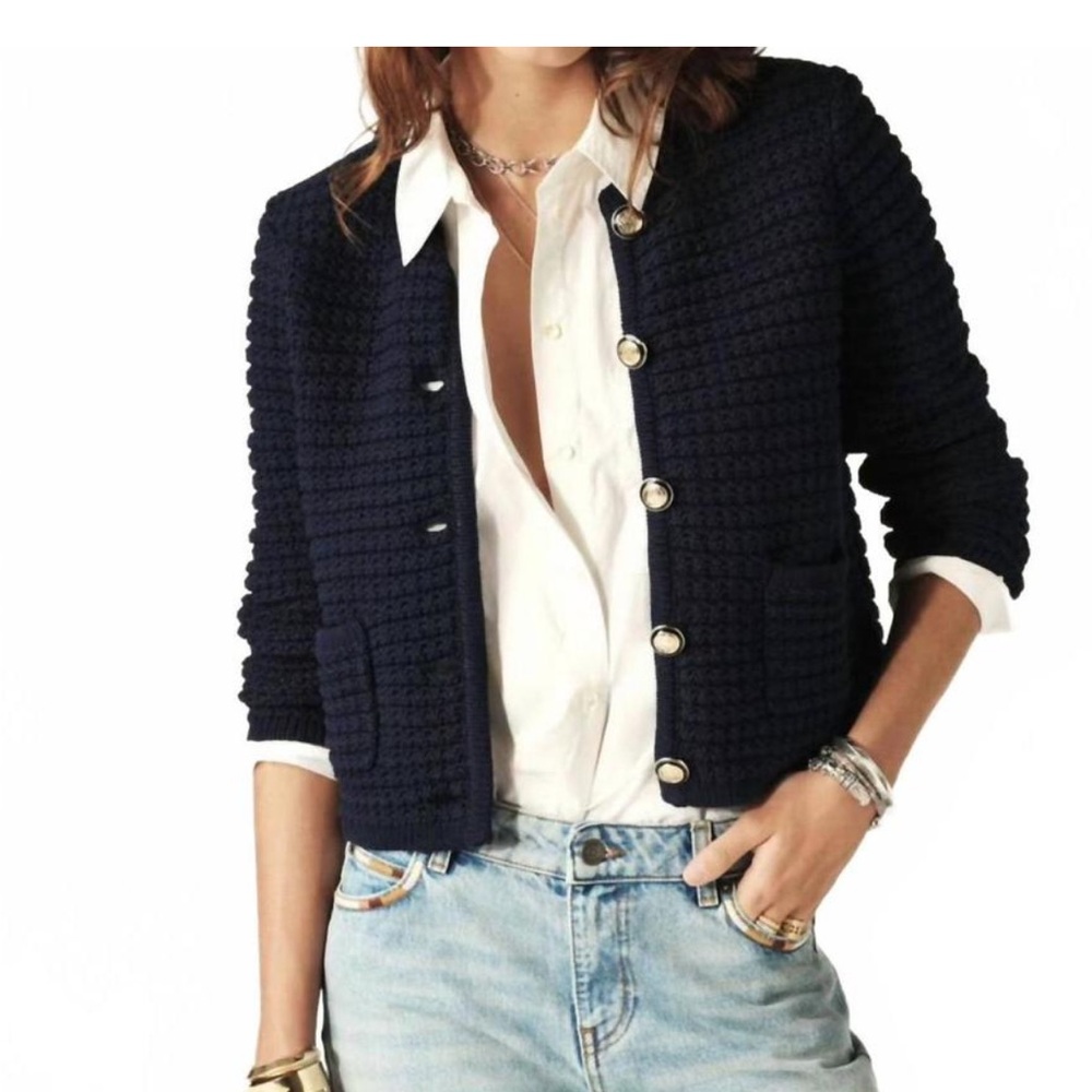 ba&sh Textured black Blazer